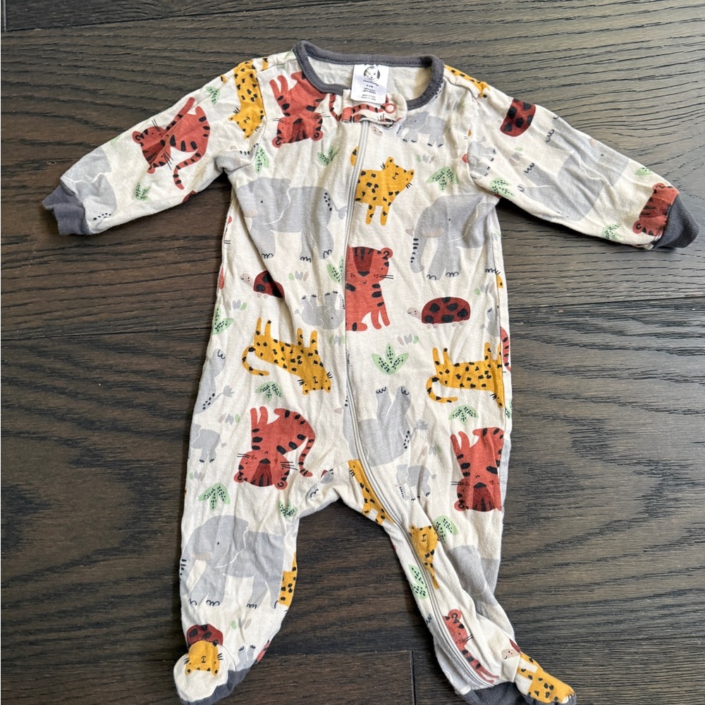 Gerber Animal Print Kids Pajama Sleeper One Piece
